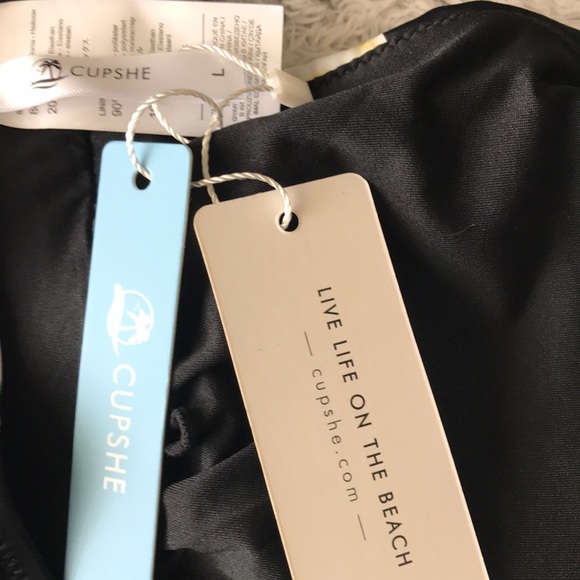 NWT Cupshe Halter One Piece Swimsuit - Picture 8 of 9